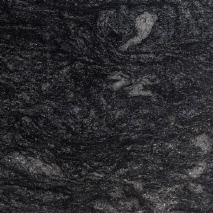 “Black Orion granite slab with silver wave patterns from Nujum Al-Rukham in Saudi Arabia.”